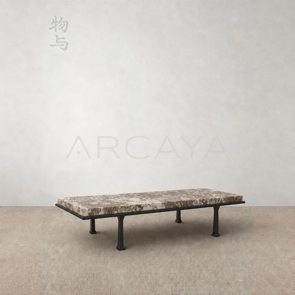 Marble Bronze Coffee Table