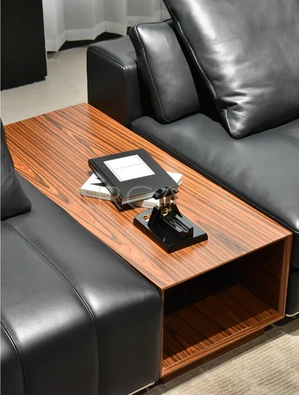 Orla Stone Straight Sofa - front view 02