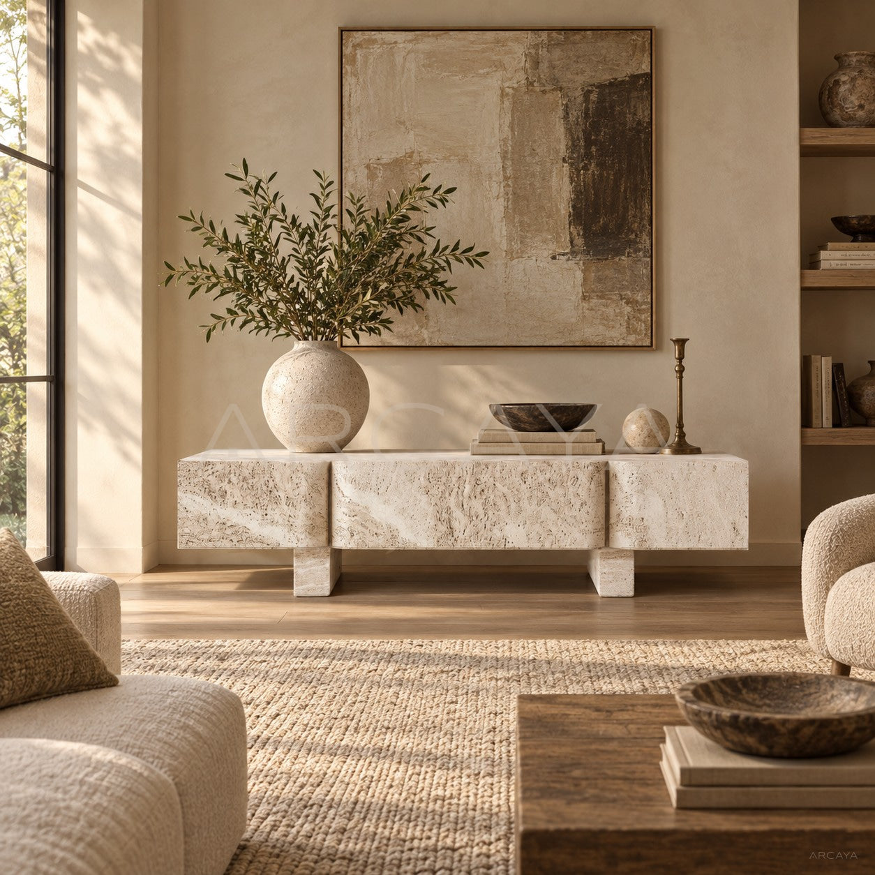 Zhuo Rustic Cabinet - scene