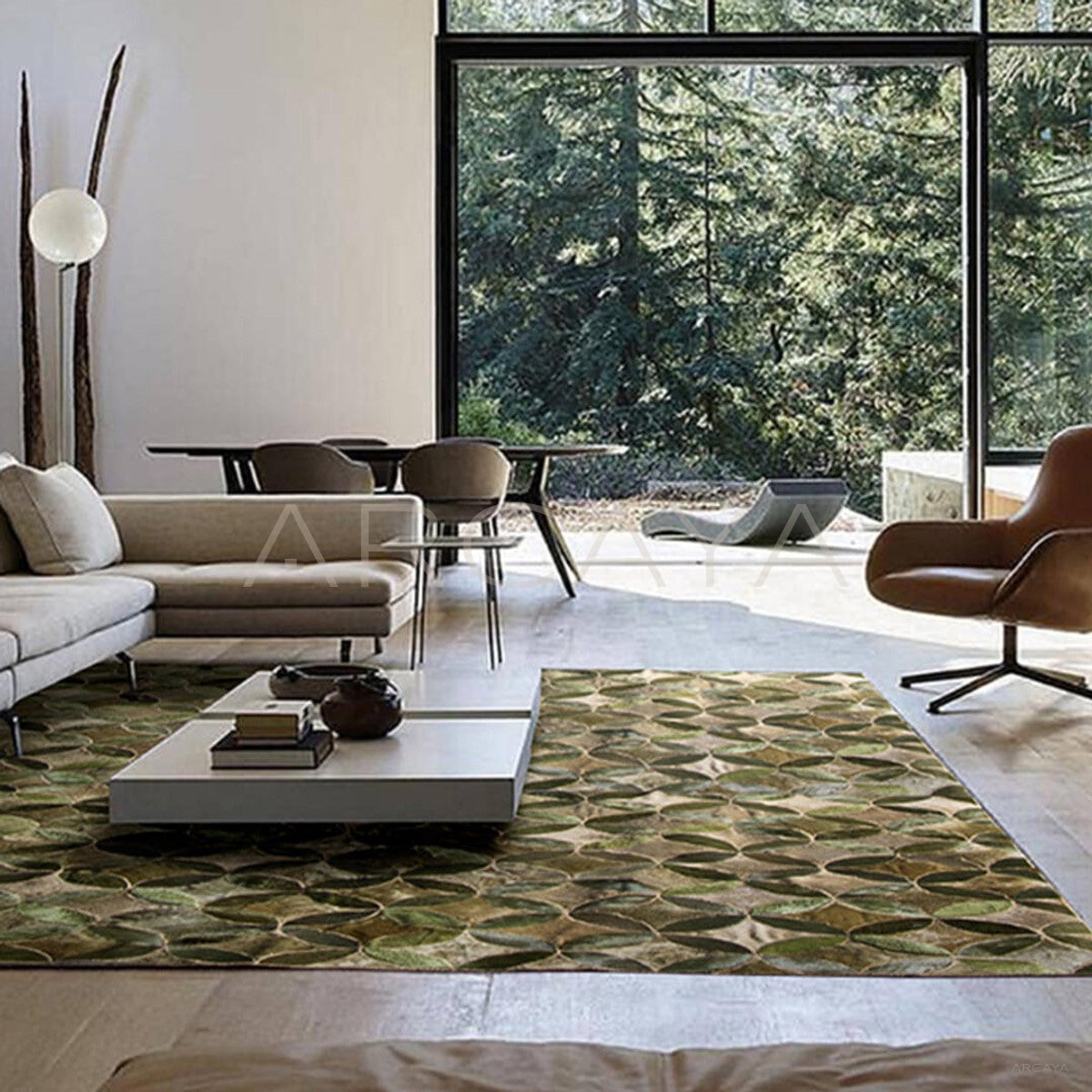 Durable Cowhide Rug