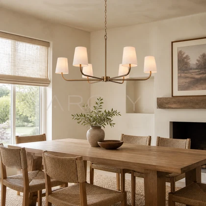 Aveline Meadow Pendant Light — styled interior view 01