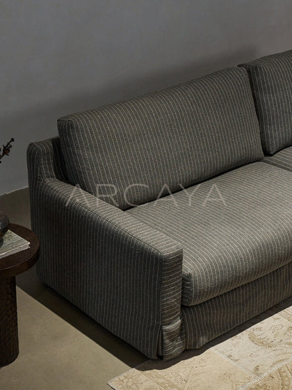 Riva Studio Straight Sofa - front view 06