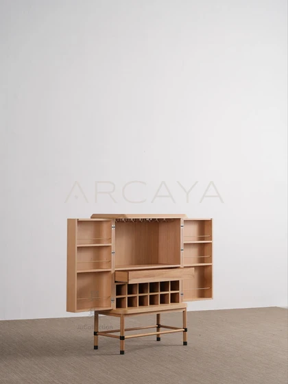 Faye Elm Cabinet - product detail 04