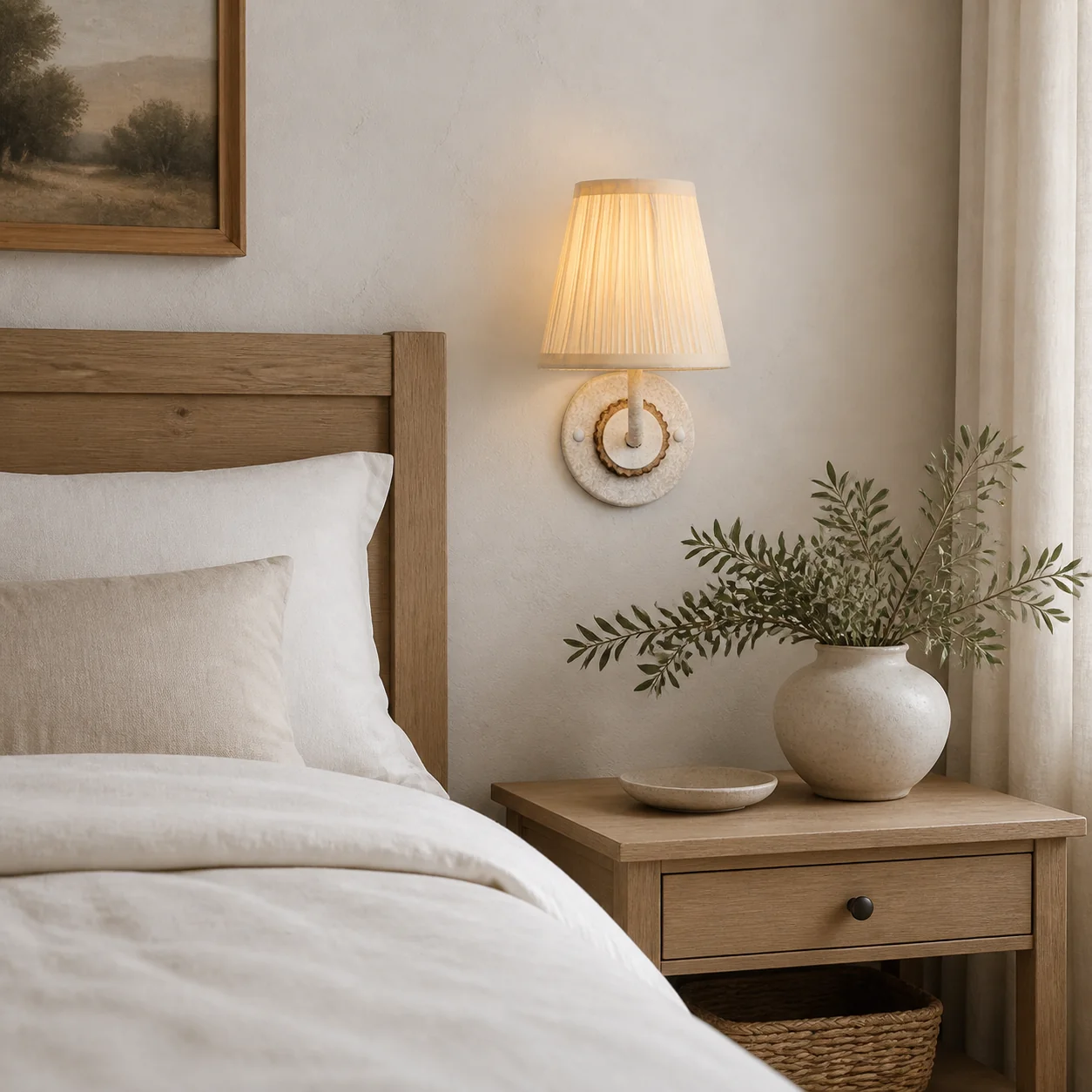 Bellamy Ridge Table Lamp in a finished interior.