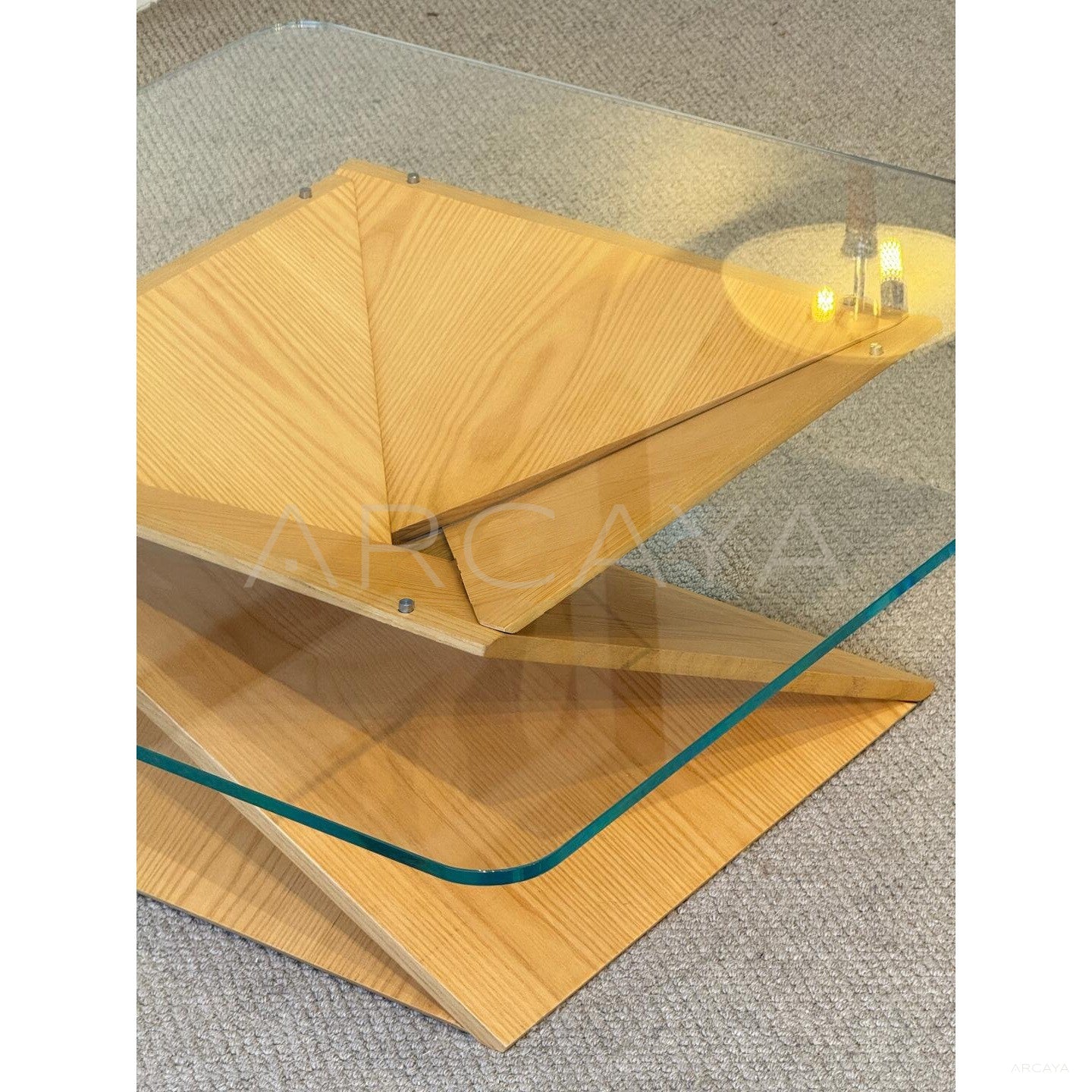 Light Color Small Space Coffee Table - scene