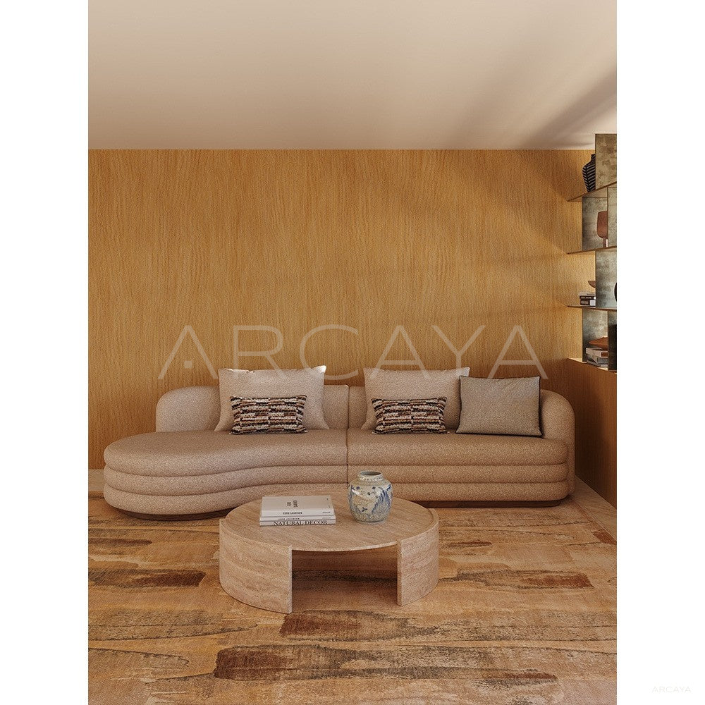 Natural Travertine Coffee Table - scene