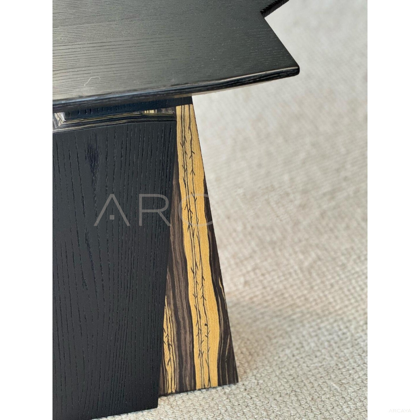 Art Veneer Two Tone Side Table - scene