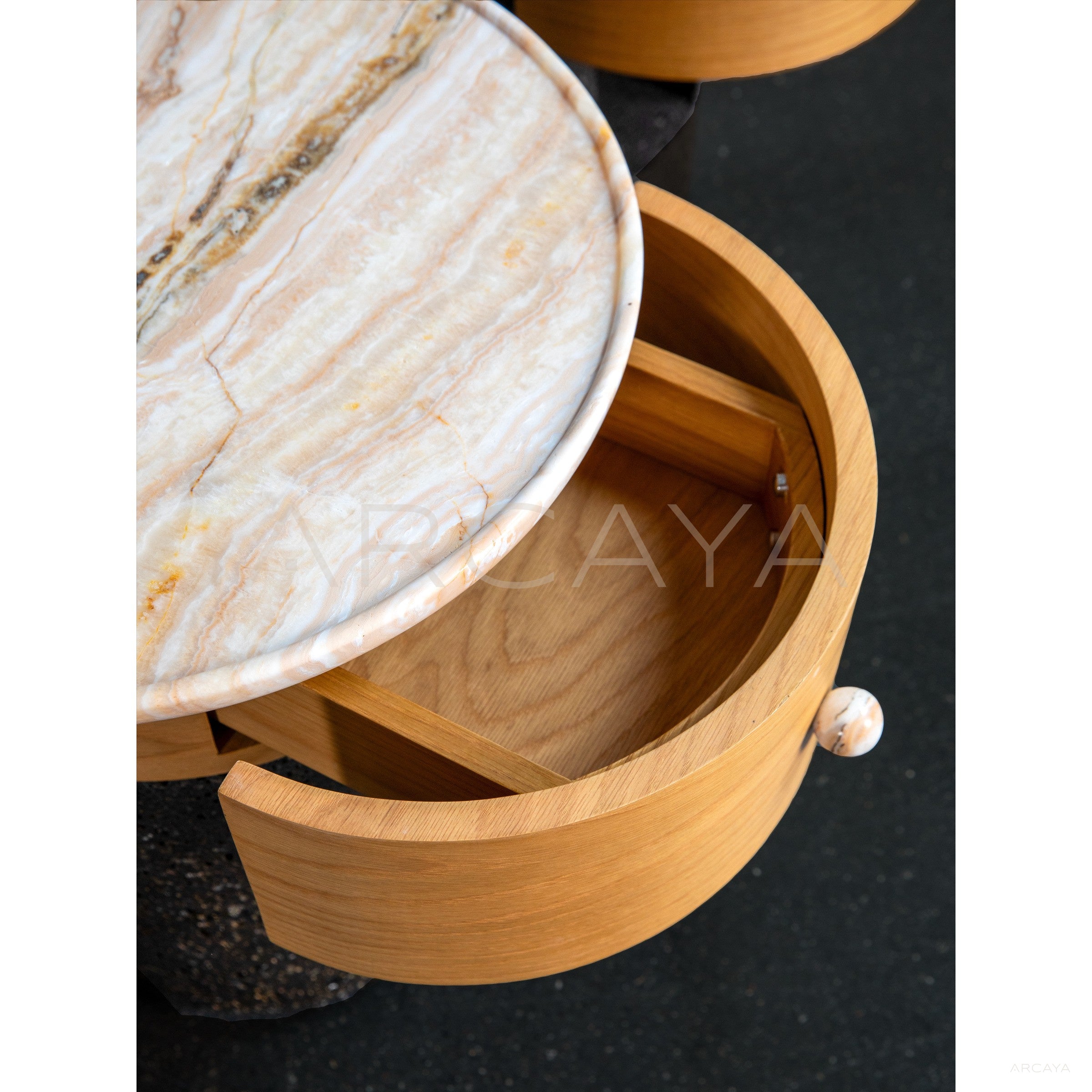 Round Side Table - scene