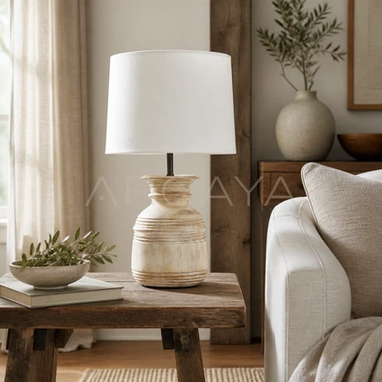 Lucent Vale Table Lamp — styled interior view 02