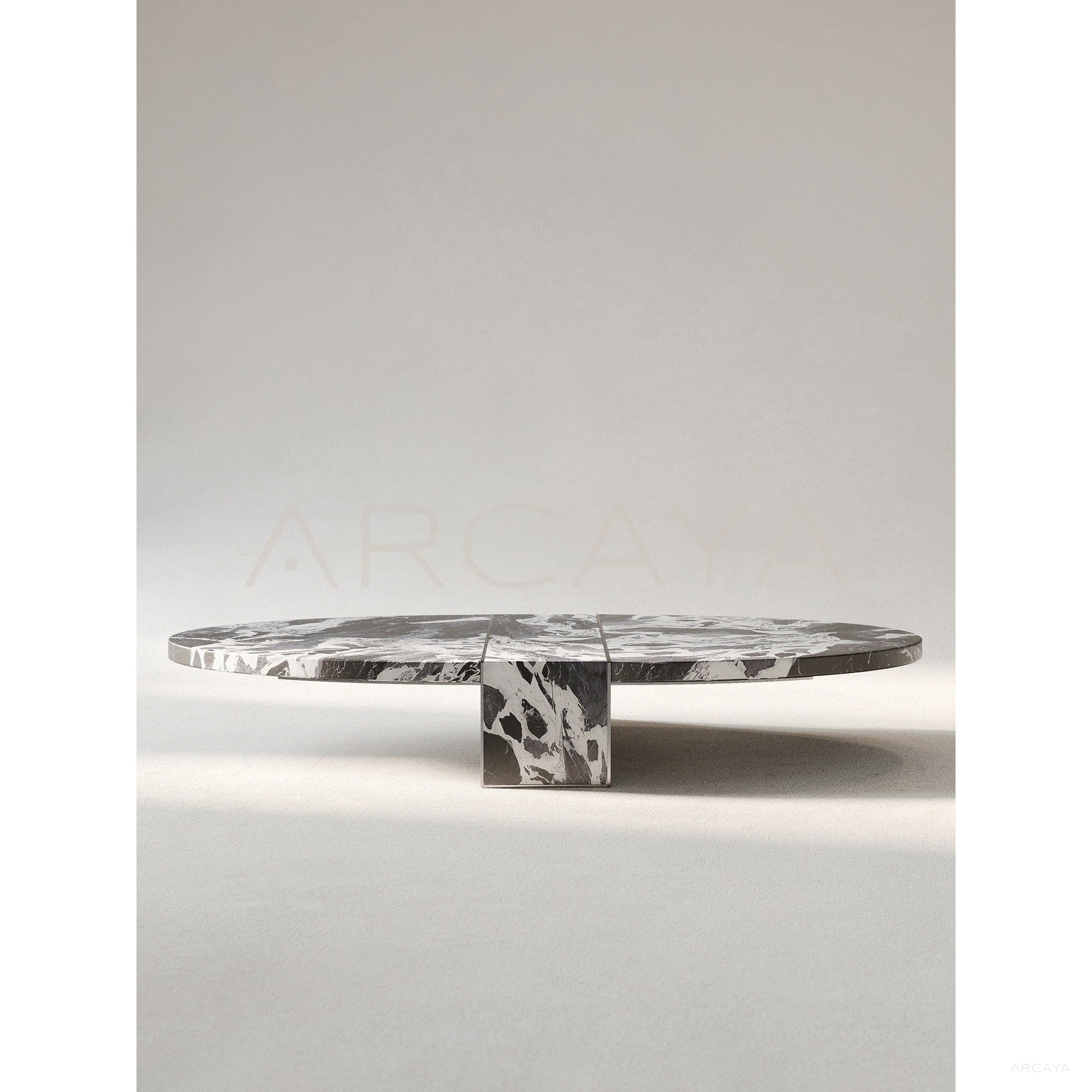 Aston Minimalist Marble Coffee Table Series - scene