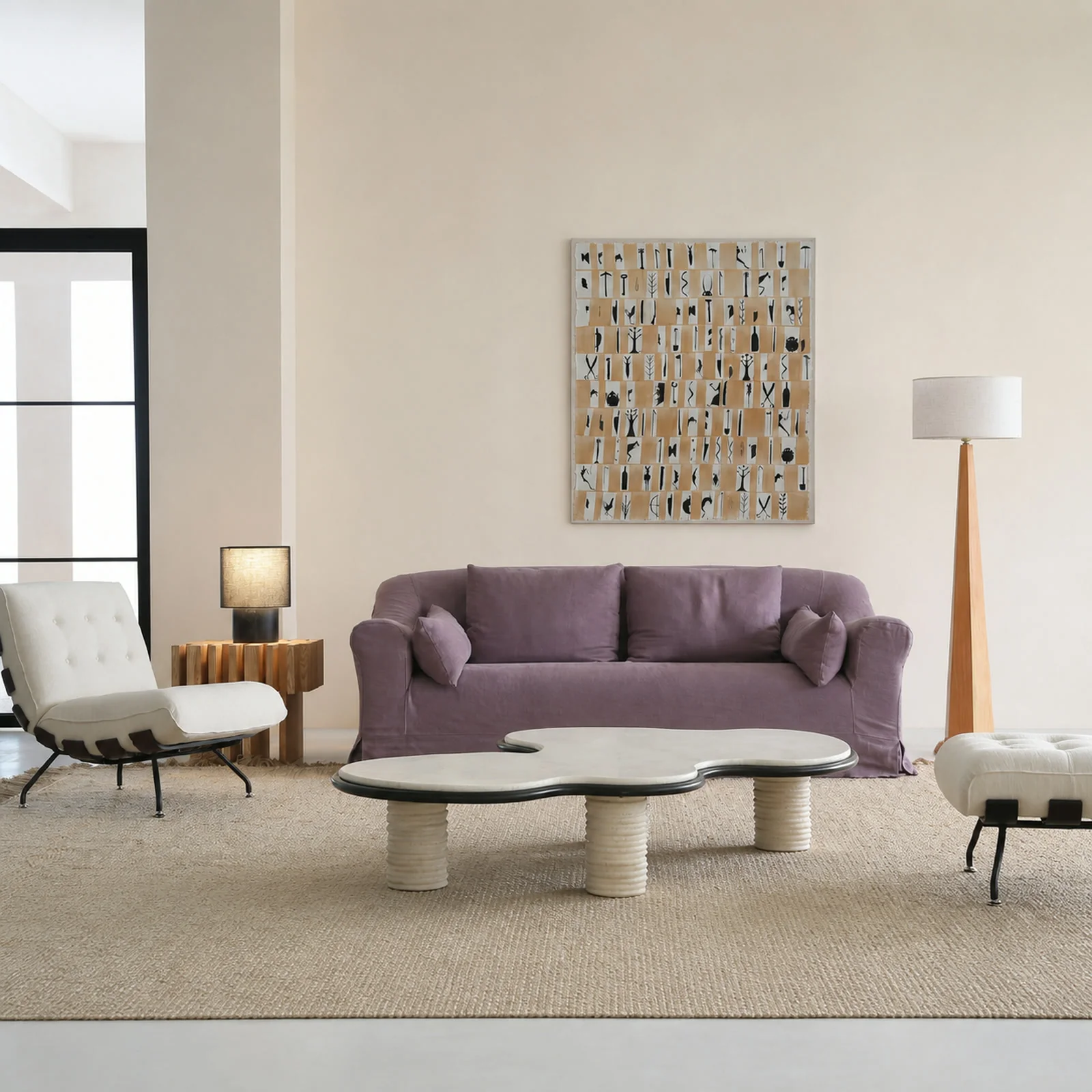 LA625 Coffee Table in a finished interior.