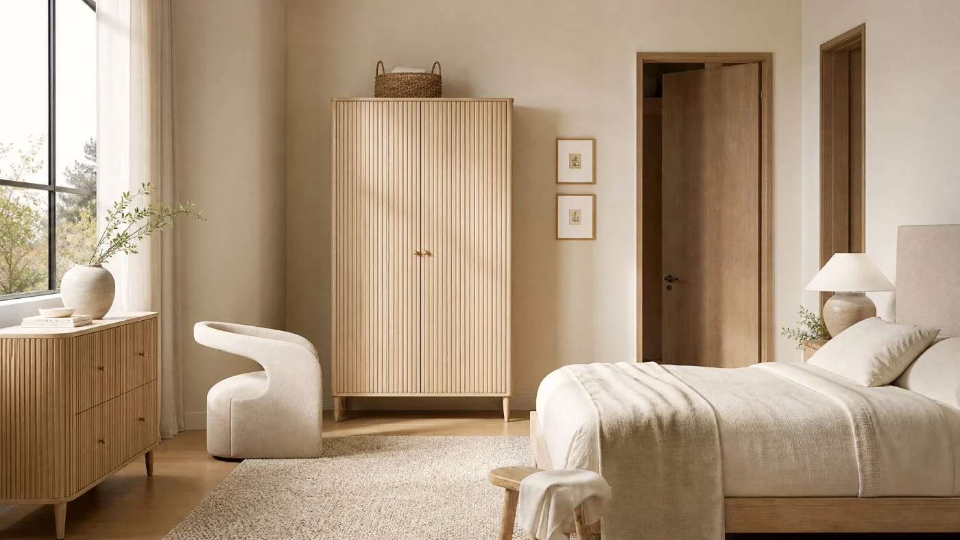 Cabinets in a modern room