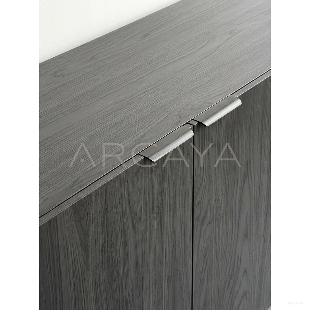 Ash Wood Minimalist Sideboard - scene