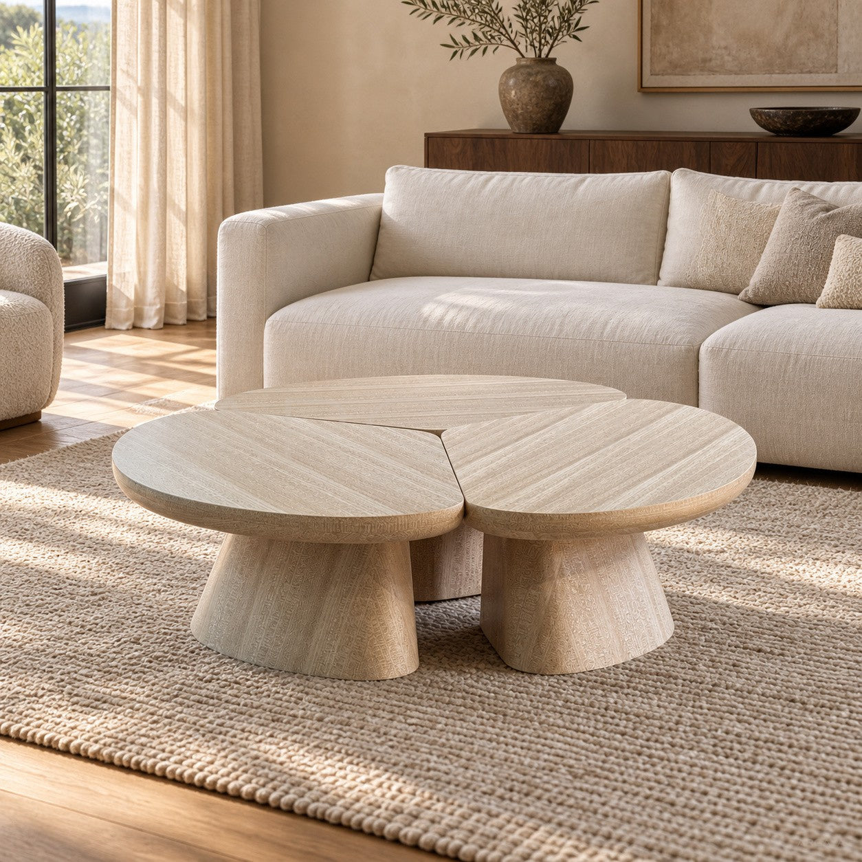 Private Residence Petal Nesting Coffee Table