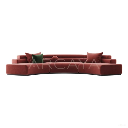Curved Sofa — view 03