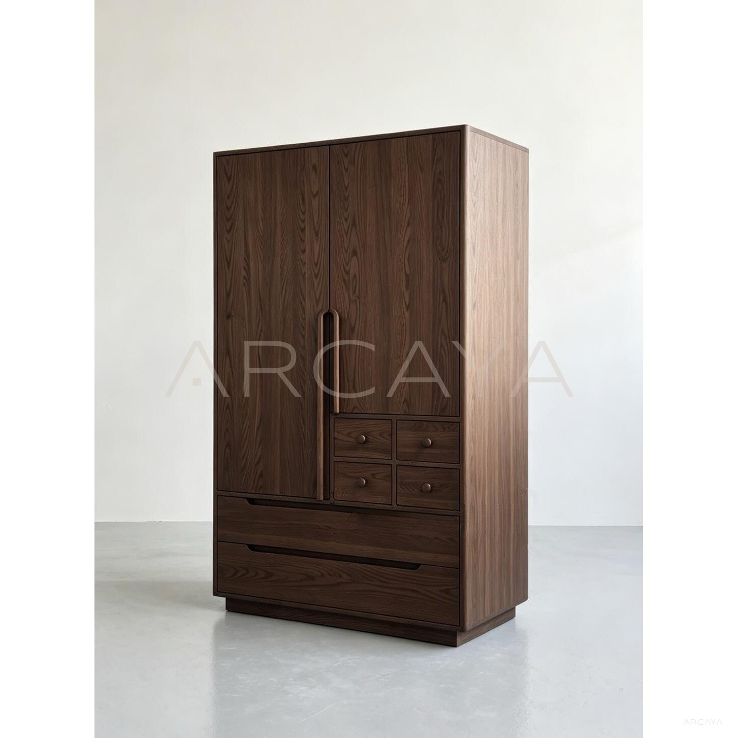 Minimalist Oak Wardrobe — Storage - scene