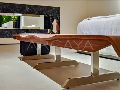 Maren Slate Coffee Table - front view 03