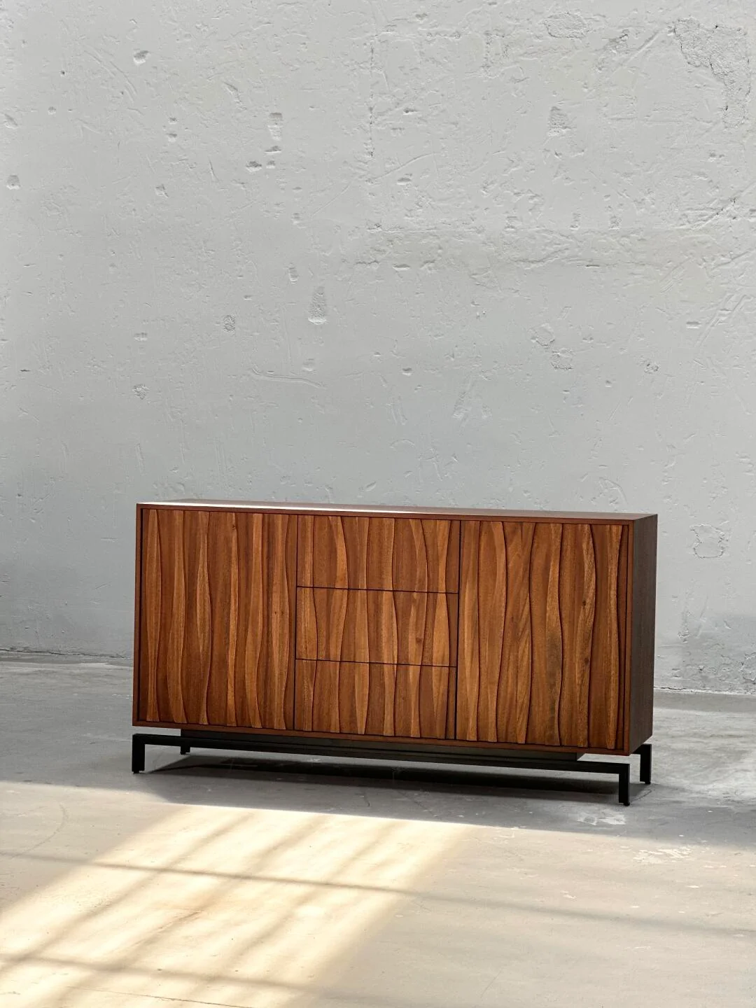 Harbor Hill Sideboard in a finished interior.