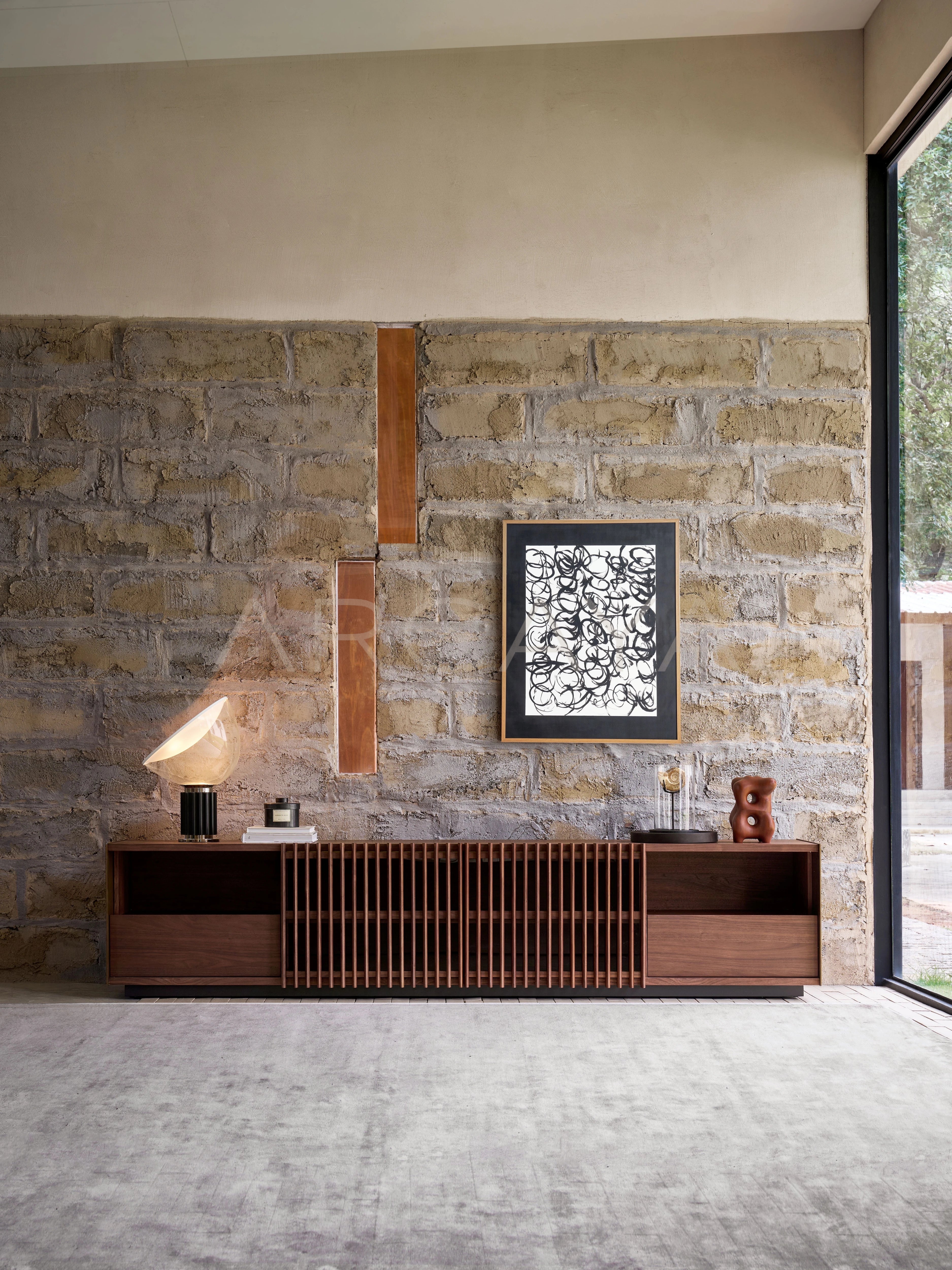 Alba Hill Media Console