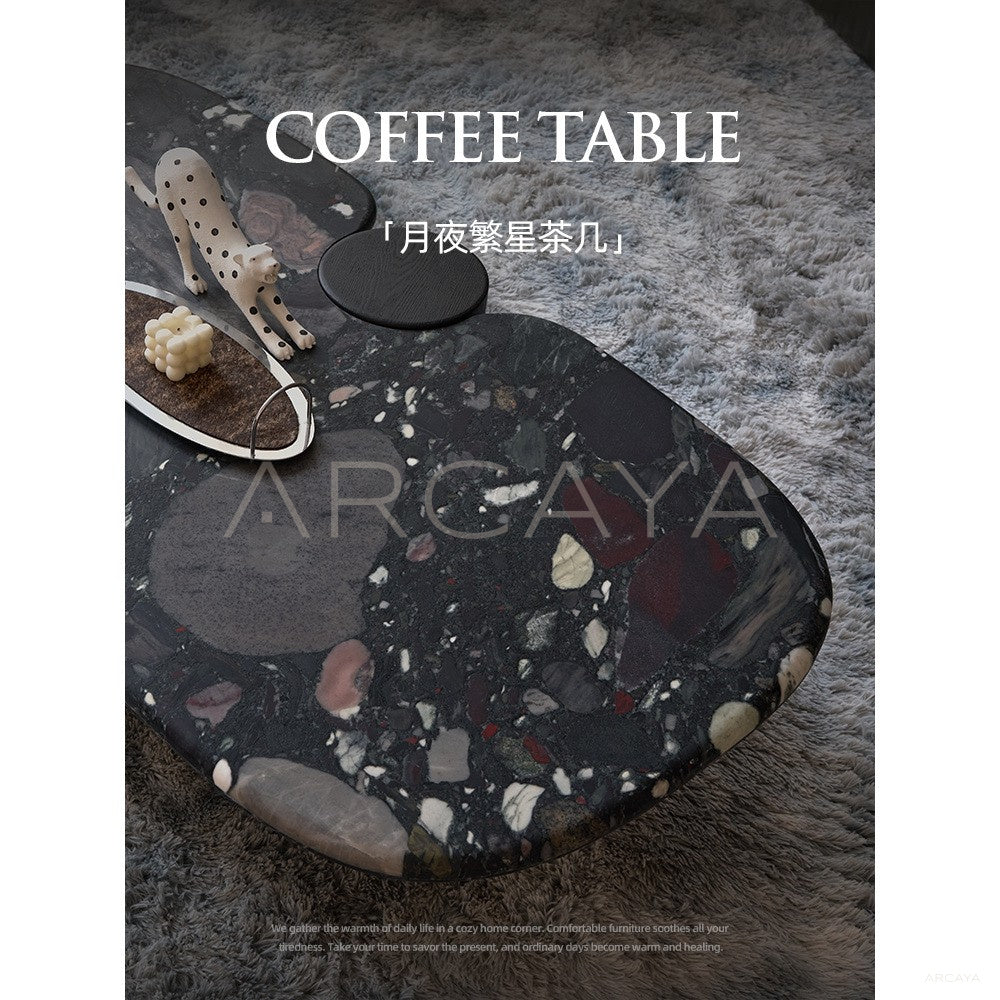 Natural Art Coffee Table in detail