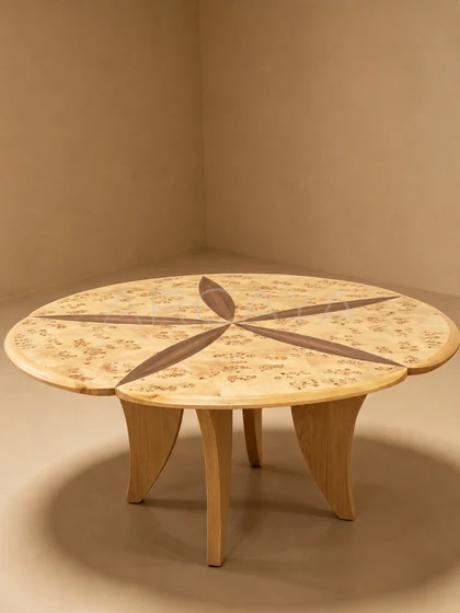 Haven Form Dining Table - front view 05