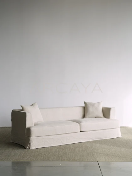 Enna Terrace Straight Sofa - front view 01