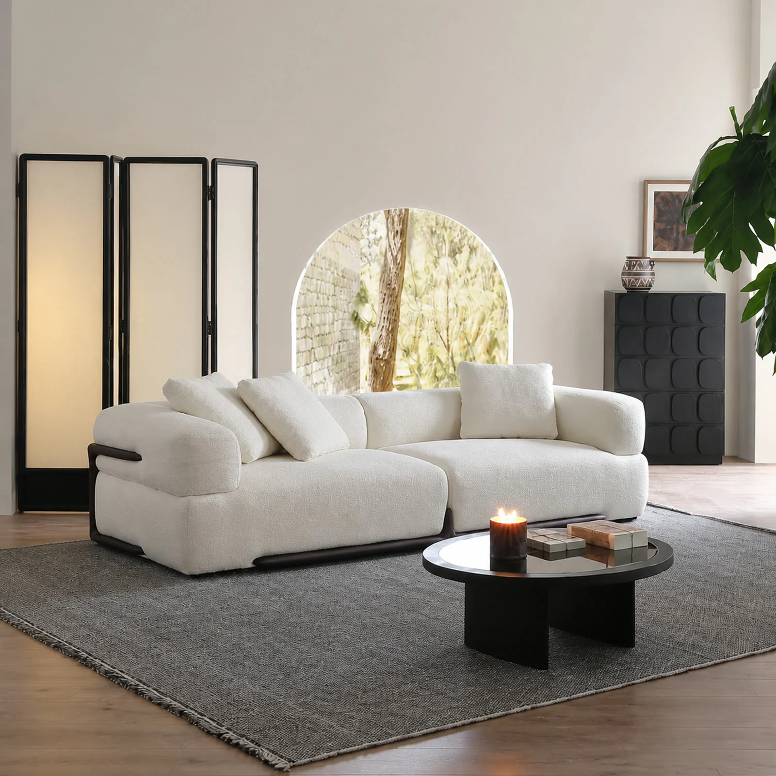 S652 Sofa in a finished interior.