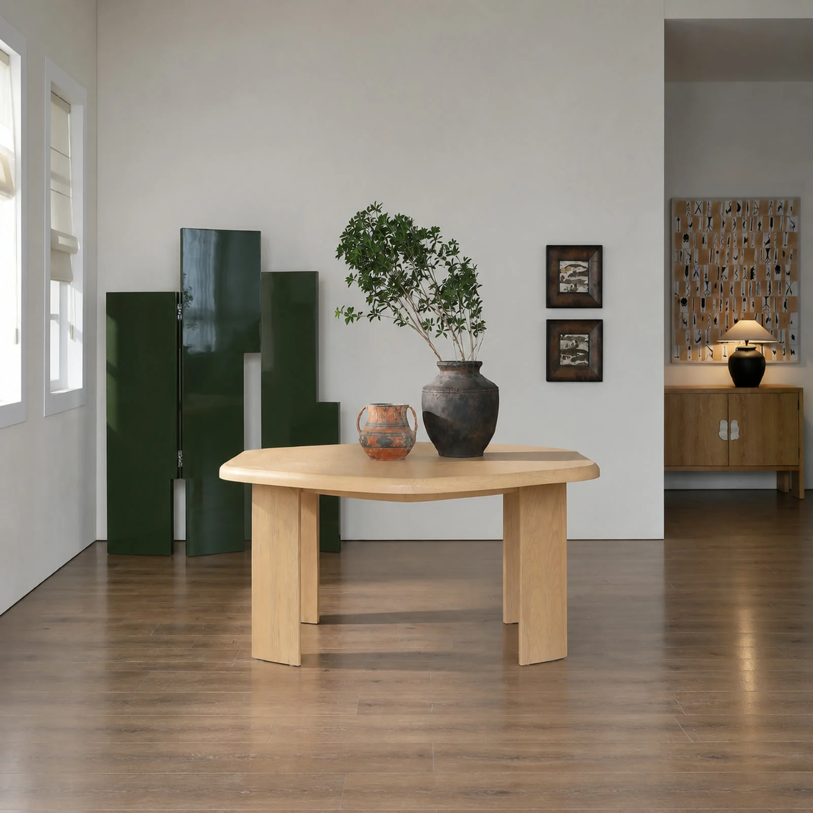 T746 Dining Table in a finished interior.
