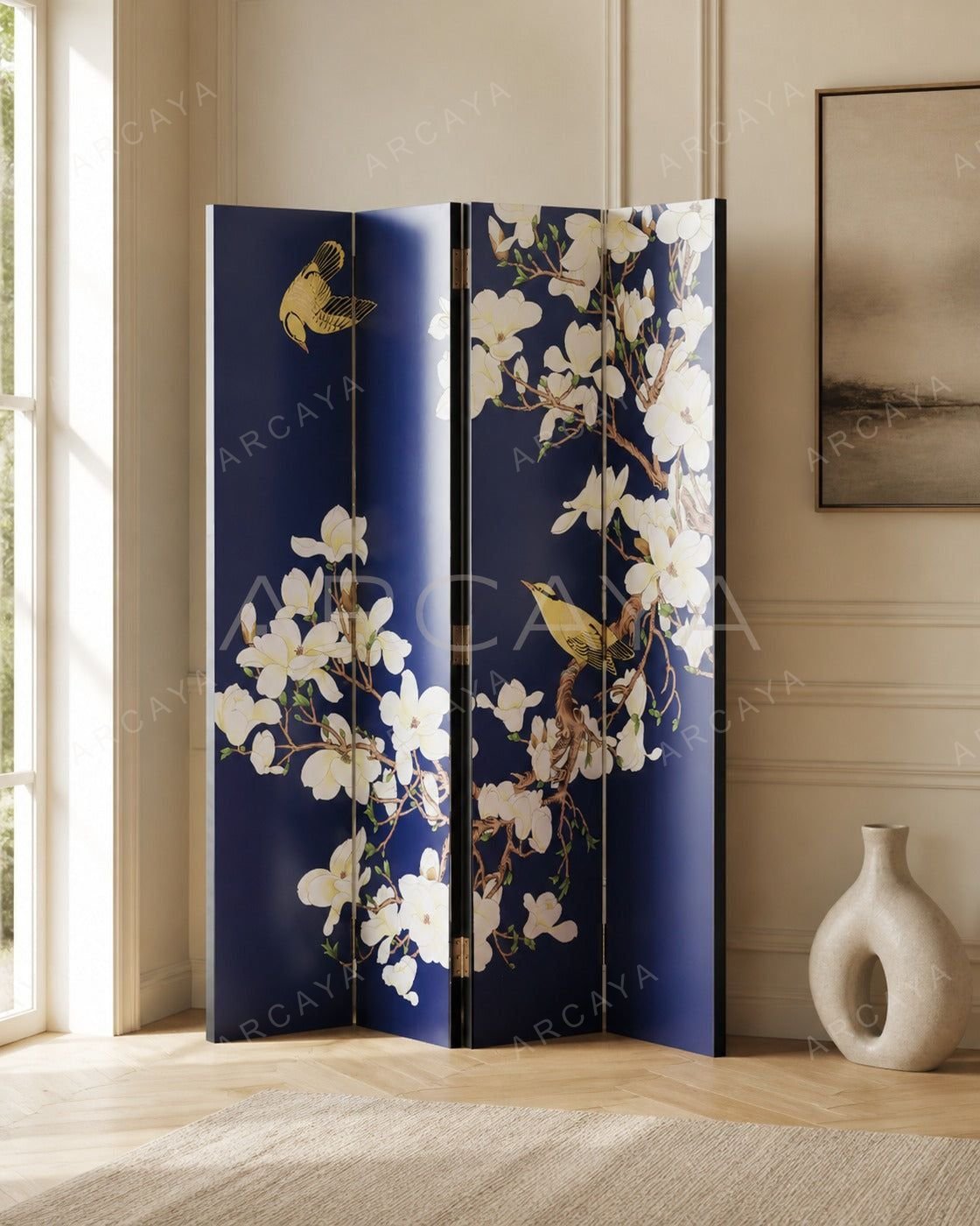 Mulan Painted Screen