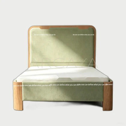 Dahlia Wood Decorative Object — neutral background 01