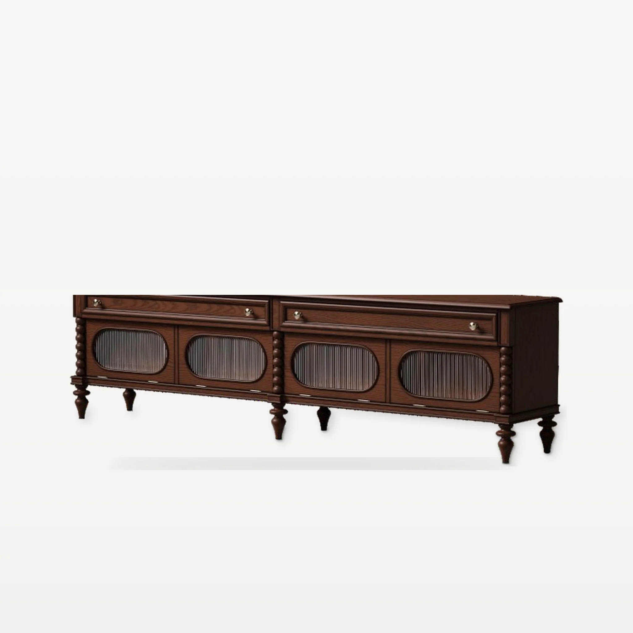 Paul Media Console in a finished interior.