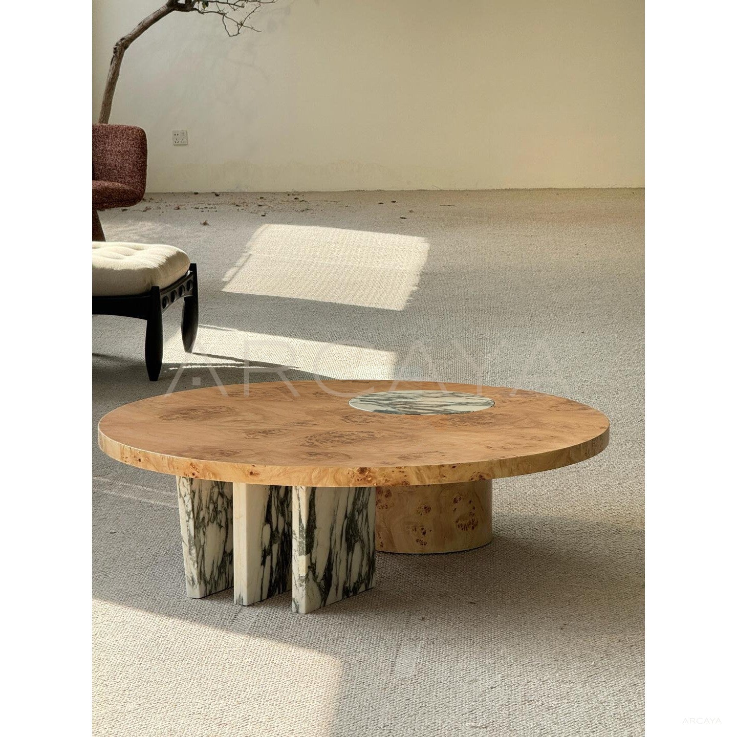 Natural Tone Coffee Table - scene