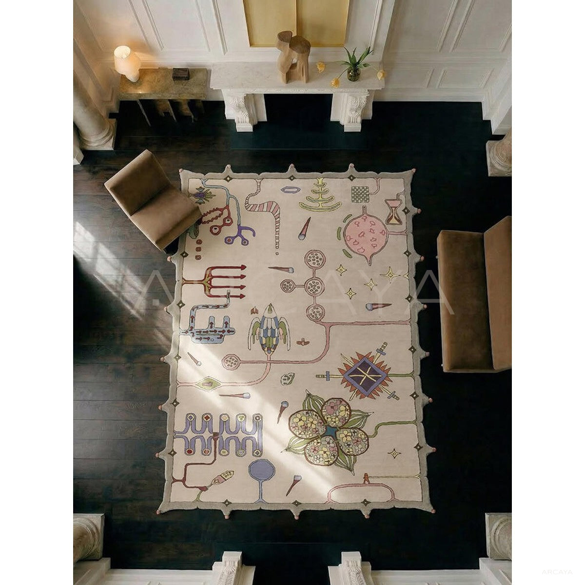 Classical Style Rug Pairing - scene