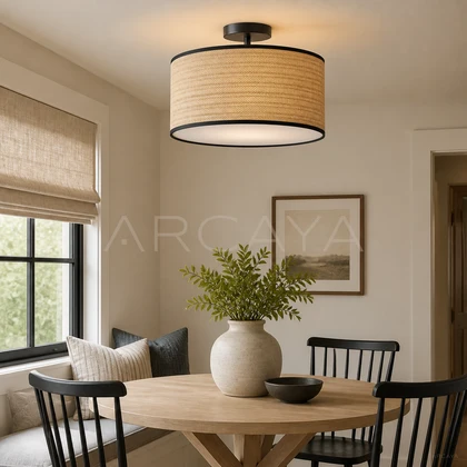 Aveline Terrace Ceiling Light — styled interior view 02