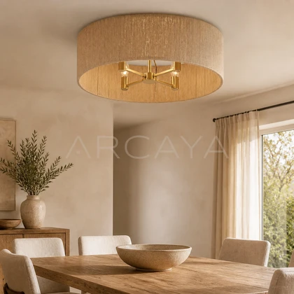 Bellamy Terrace Ceiling Light — styled interior view 02