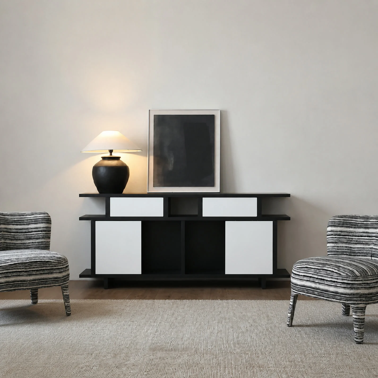 DC711 Sideboard in a finished interior.