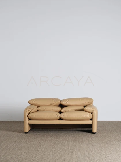 Faye Arc Straight Sofa - front view 18