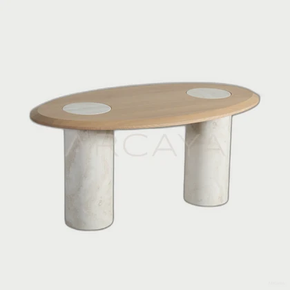 Dahlia Loft Desk — neutral background 01
