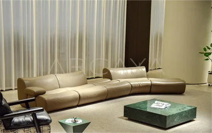 Petra Belle Straight Sofa - front view 03