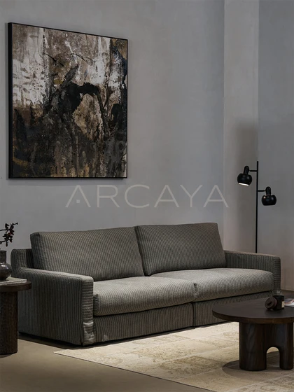 Riva Studio Straight Sofa - front view 02