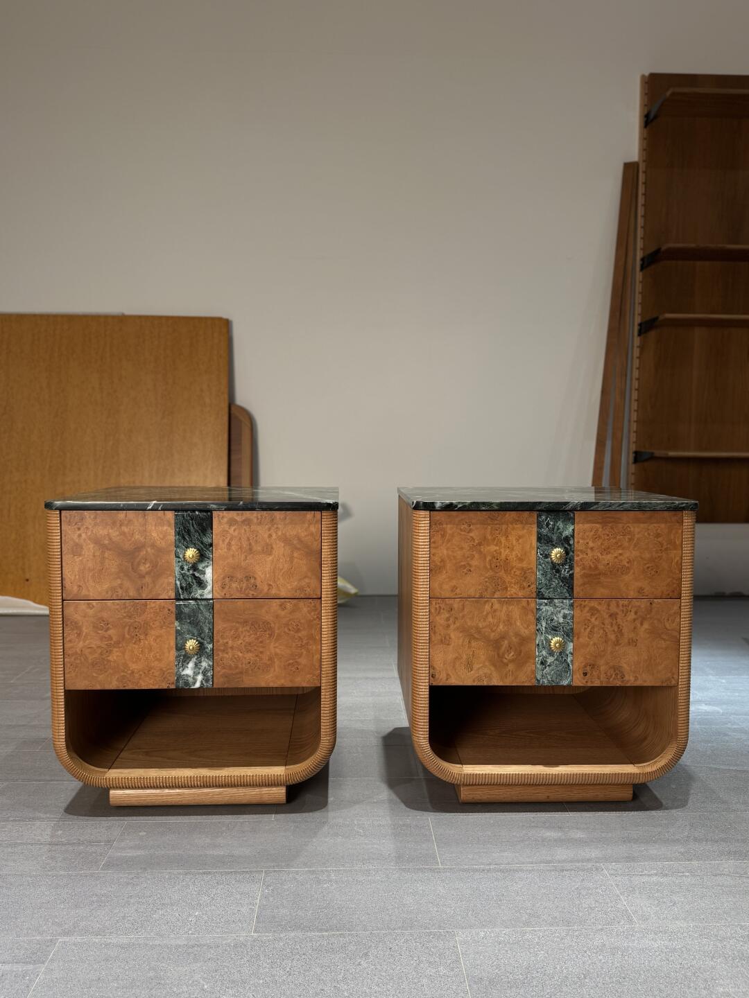 Olive Vista Cabinet in a finished interior.