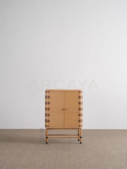Faye Elm Cabinet - product detail 02