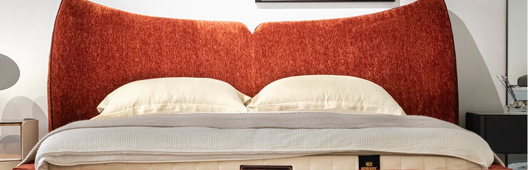 A00218 Bed in a finished interior.