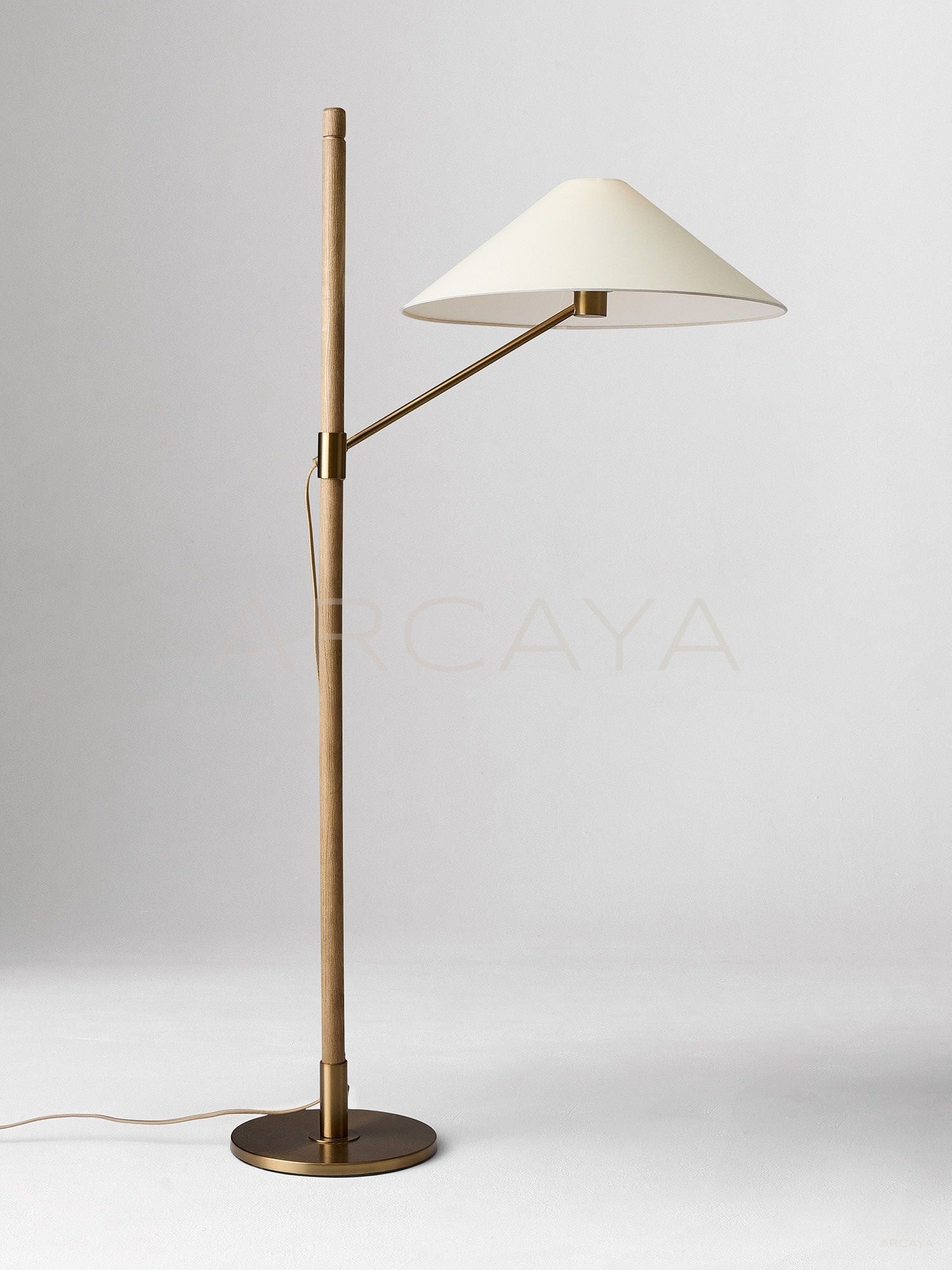 Swing Arm Fishing Floor Lamp - scene