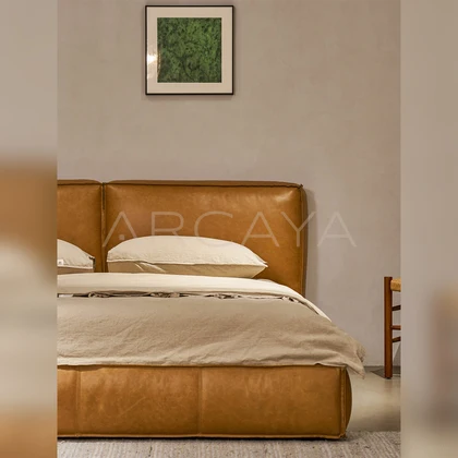 Riva Birch Bed - front view 01