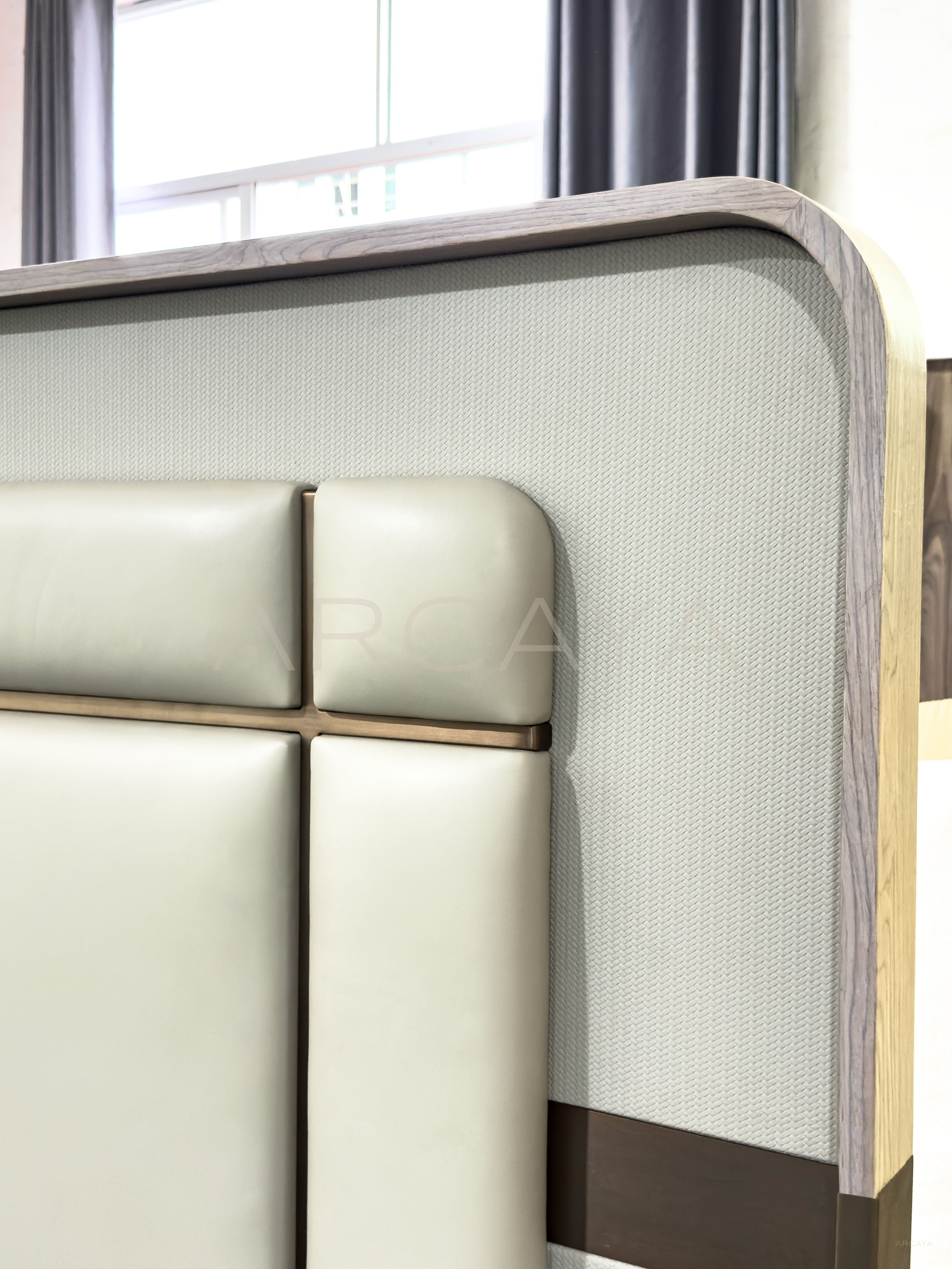 Upholstered Double Bed - detail