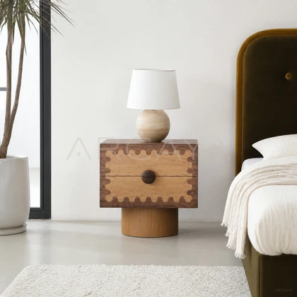 Cleo Glen Nightstand - front view 01