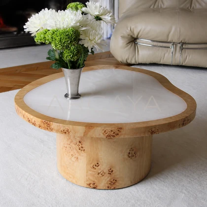 Fiera Onyx Coffee Table - front view 06