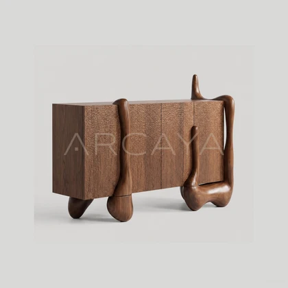 Amara Birch Cabinet - front view 11