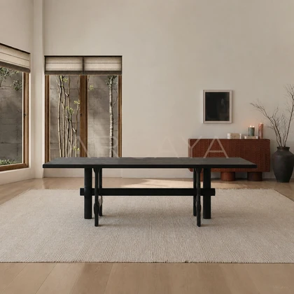 Celine Glen Dining Table - front view 01